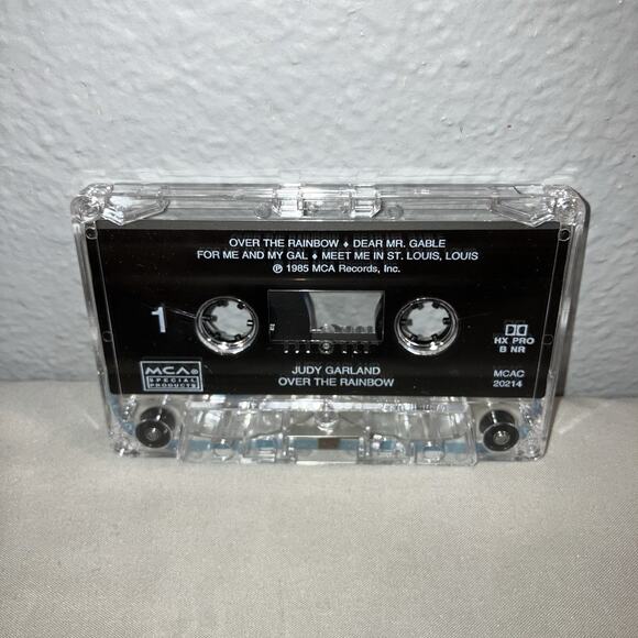Tape Used Judy Garland Over The Rainbow Cassette Tape Song From The Wizard Of Oz - Picture 4 of 5